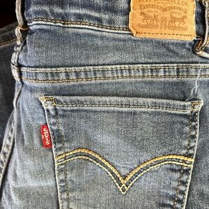 Levi's Super Skinny Blue Jeans